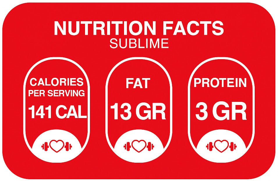 Nutritional Information for Keto Sublime Ice Cream Bar – 0% Sugar, Chocolate Covered
