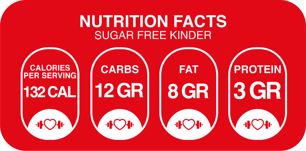 Nutritional Information for Ice Cream Bar – Kinder-Style, 100% Sugar-Free