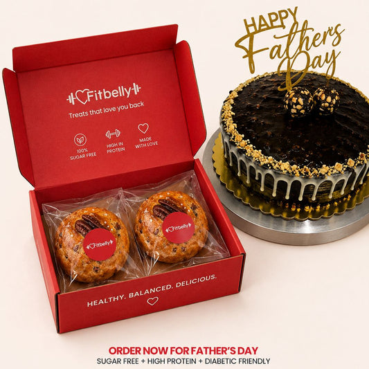 Father's Day Cake & Cookies Box – Sugar-Free