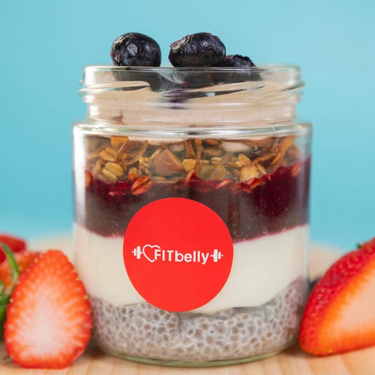 Red Berry Parfait | 0% Sugar, Natural Granola & Greek Yogurt Protein