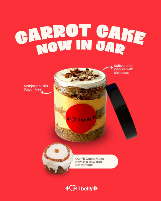 Low-Calorie Carrot Cake - Guilt-Free Indulgence (Jar)
