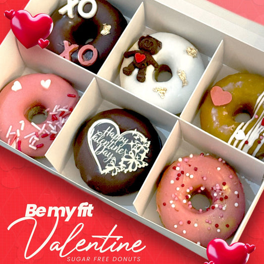 💘 Valentine’s Day 6-Donut Pack – Limited Edition | 100% Sugar-Free
