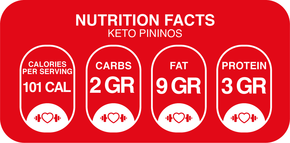 Nutritional Information for Keto Pininos - Sugar-free Creamy Choco Bites