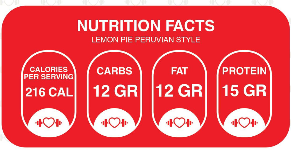 Nutritional Information for Fit Lemon Pie – Peruvian Style (Keto & Sugar-Free) (Jar)